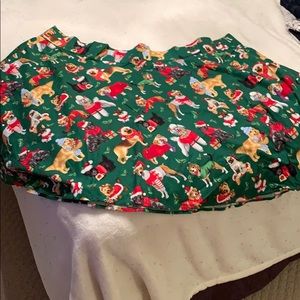 Dog Christmas skirt plus size